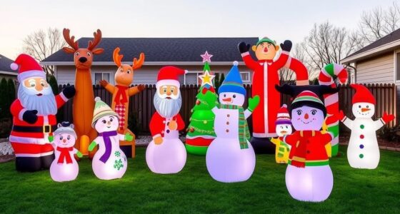 large festive yard inflatables