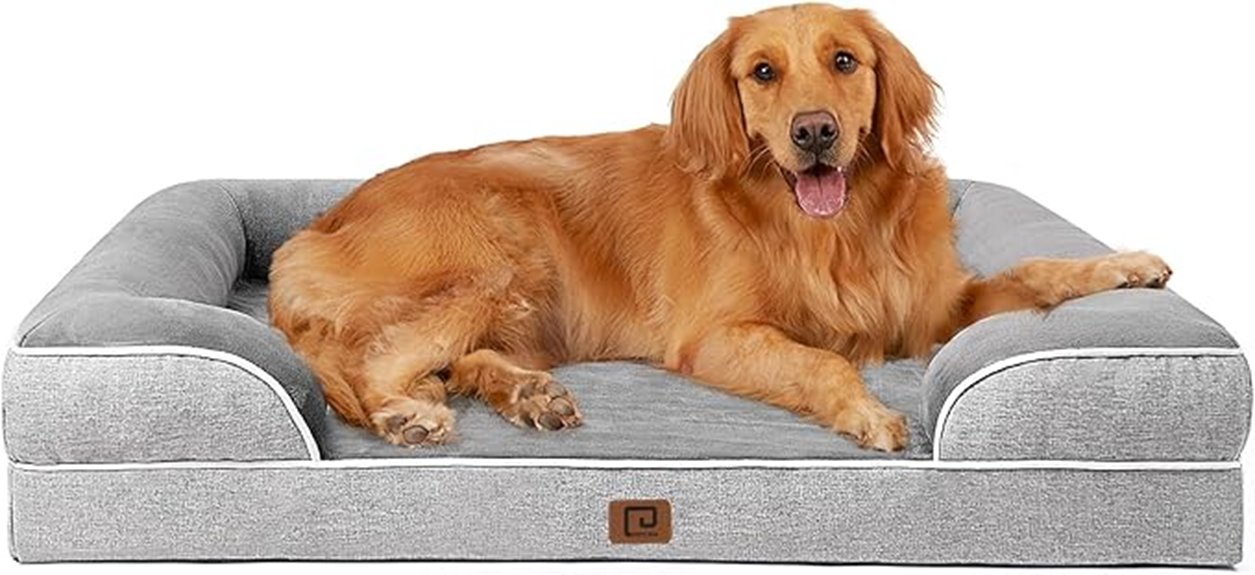 large orthopedic dog bed