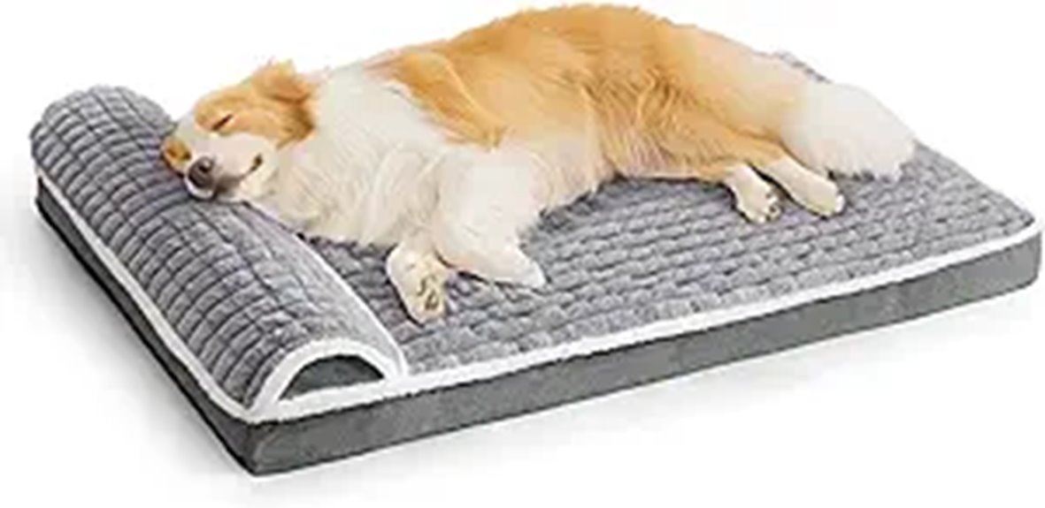 large orthopedic dog bed