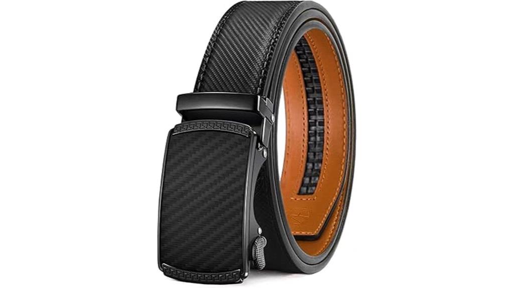 leather ratchet belt men
