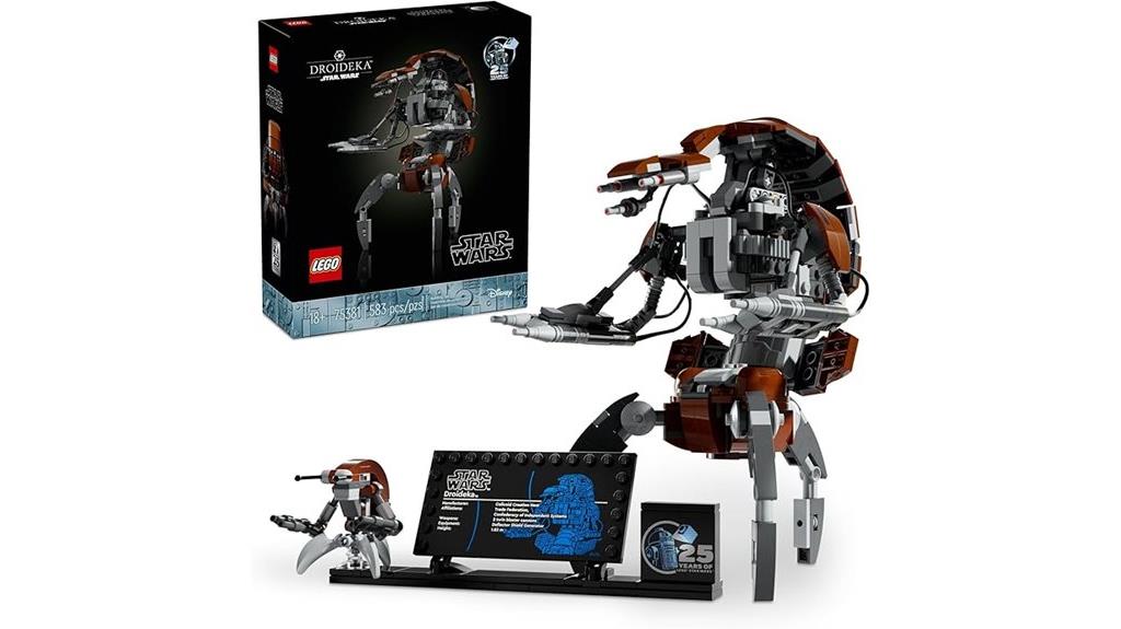 lego droideka build display