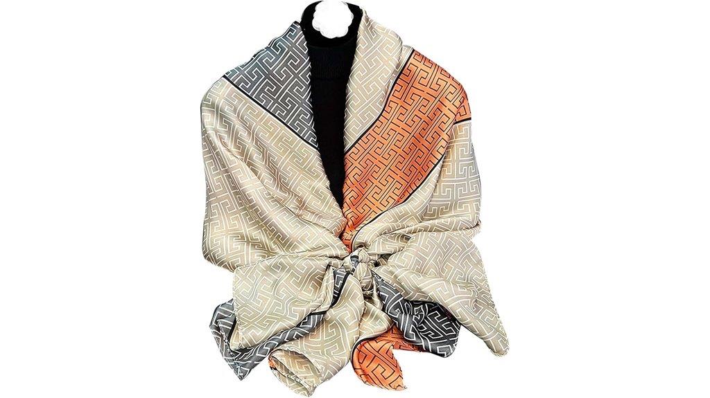 lightweight floral summer wrap