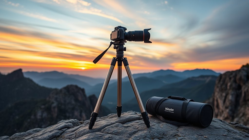 lightweight stable adjustable tripod