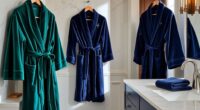 luxurious bathrobe towel sets