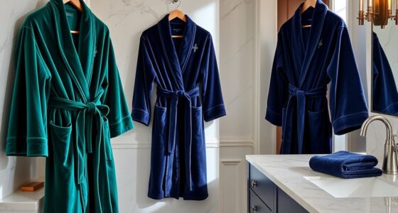 luxurious bathrobe towel sets