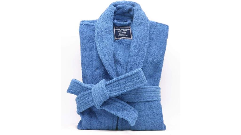 luxurious thick cotton bathrobe