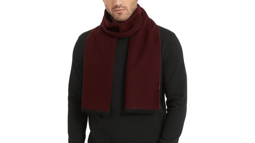 luxurious winter silk scarf