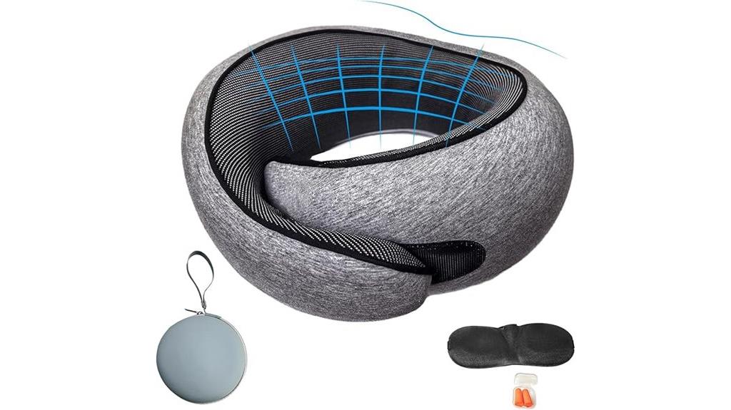 luxury airplane travel pillow