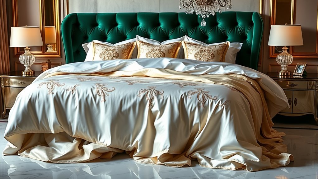 luxury bedding for elegance