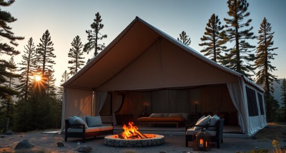 luxury camping tent options