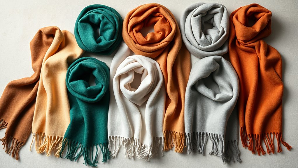 luxury cashmere winter scarves