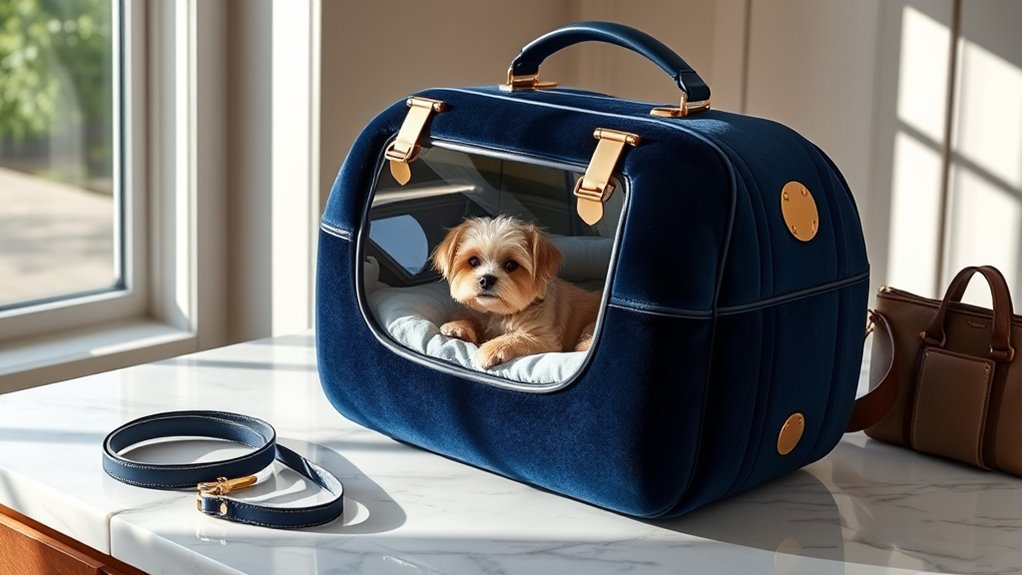 luxury dog travel carriers