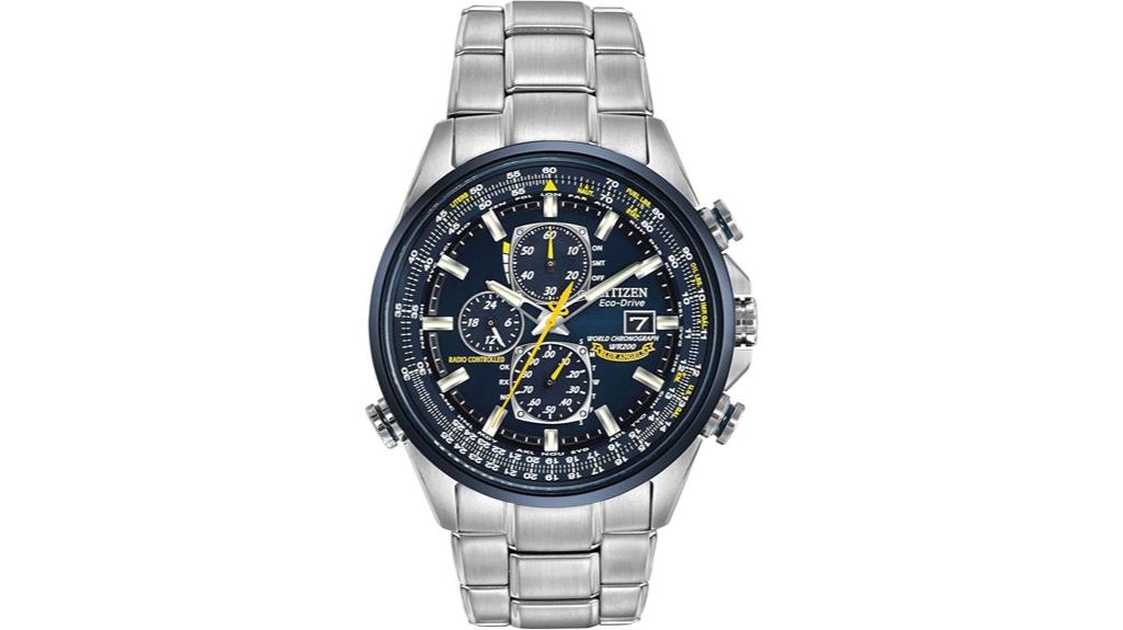 luxury eco drive chronograph