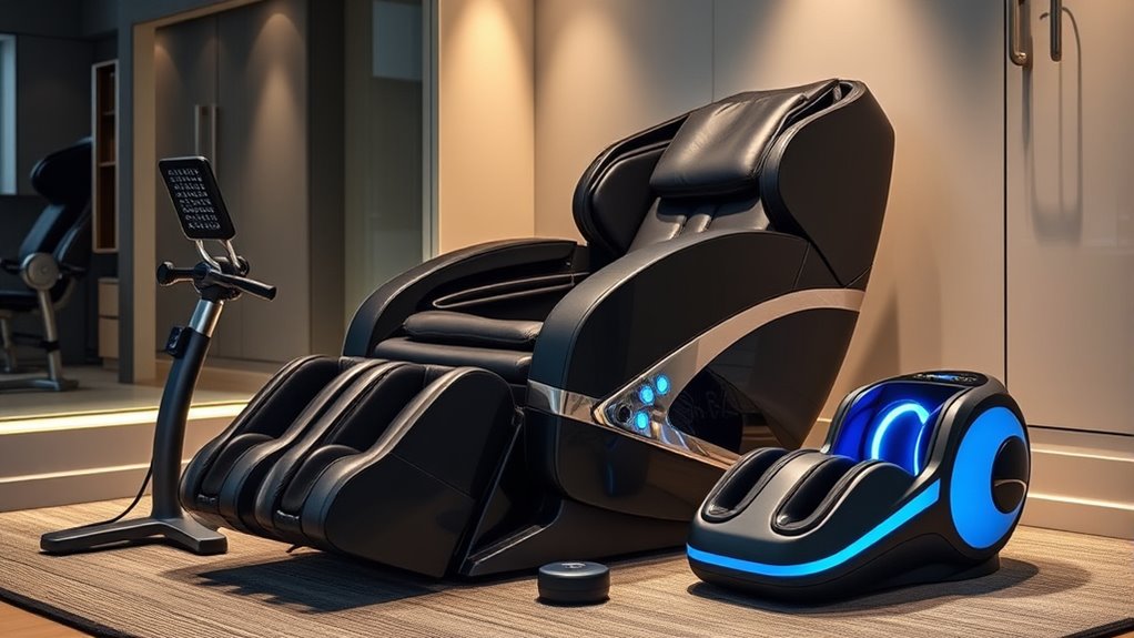 luxury fitness massager selection