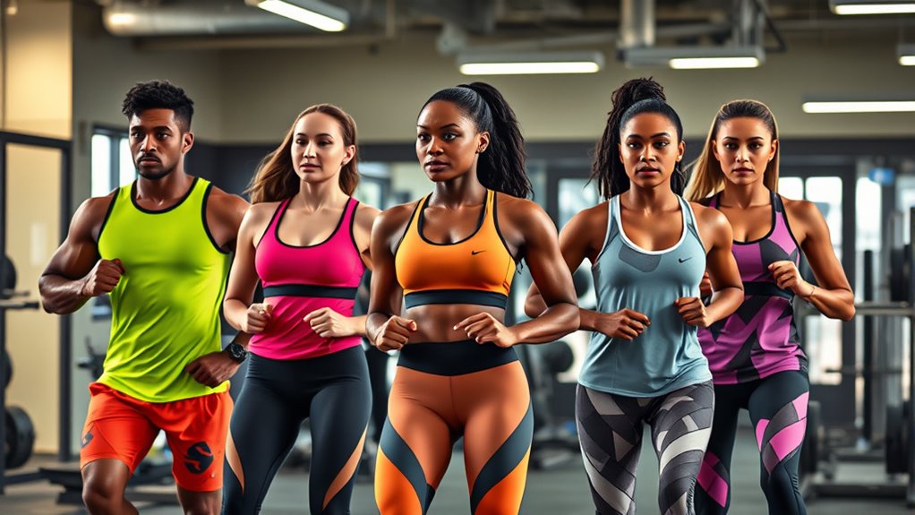 luxury fitness wear selection