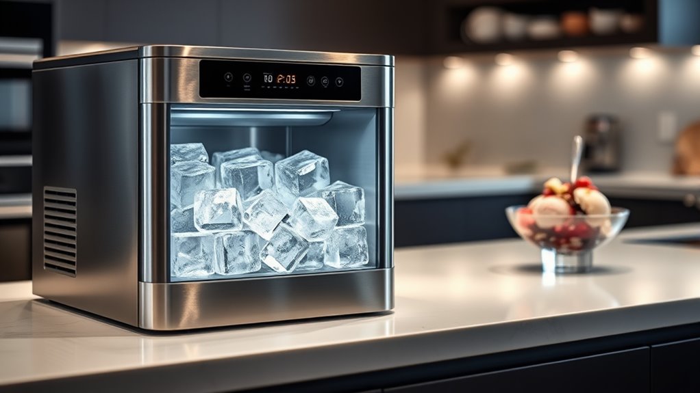 luxury ice machine features