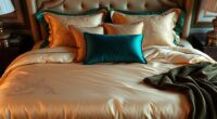 luxury king bed bedding