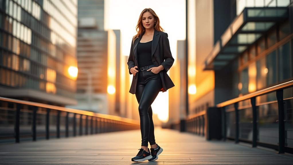 luxury leggings blending comfort