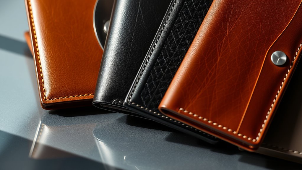 luxury men s leather wallets