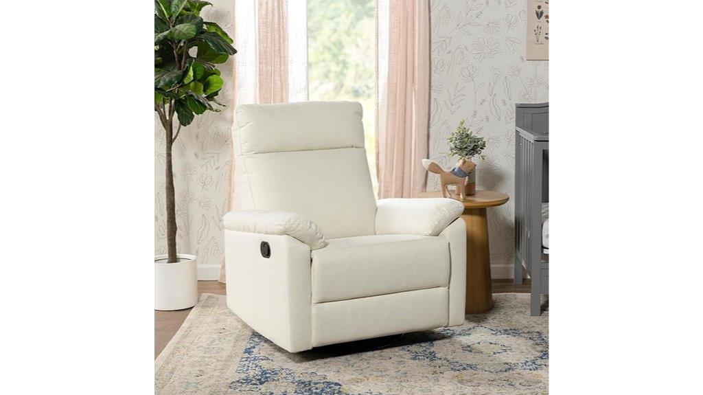 luxury nursery glider chair