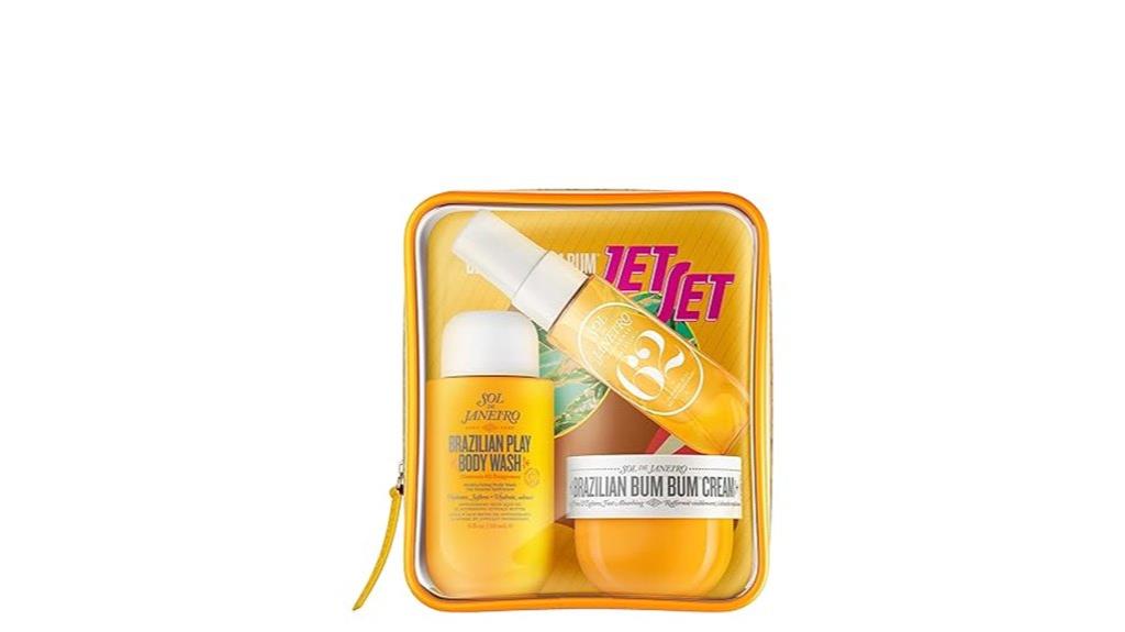 luxury travel shower kit