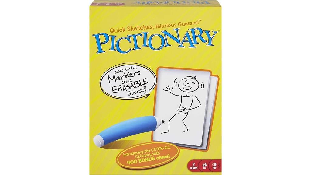 mattel pictionary drawing game