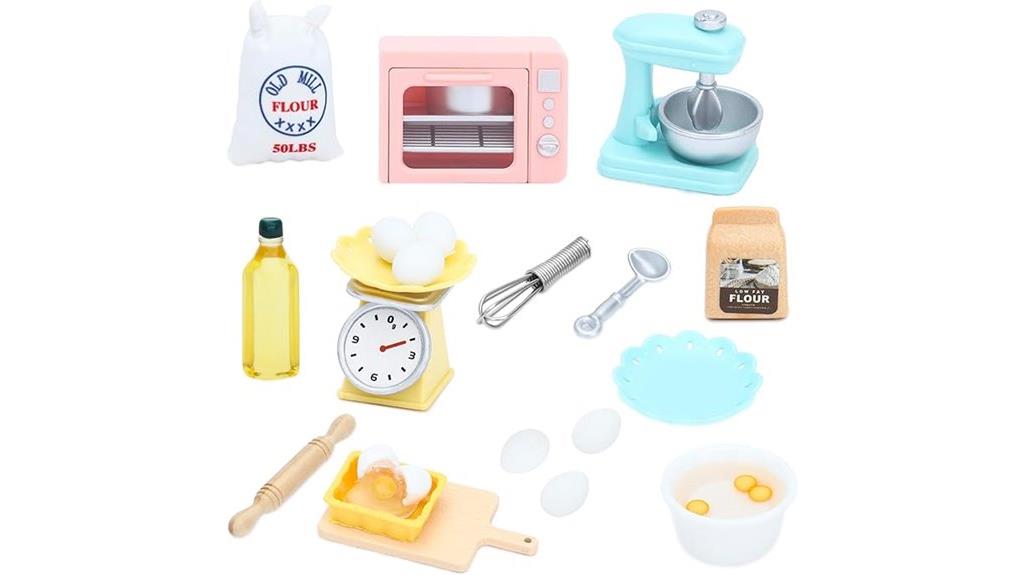 miniature kitchen accessories set