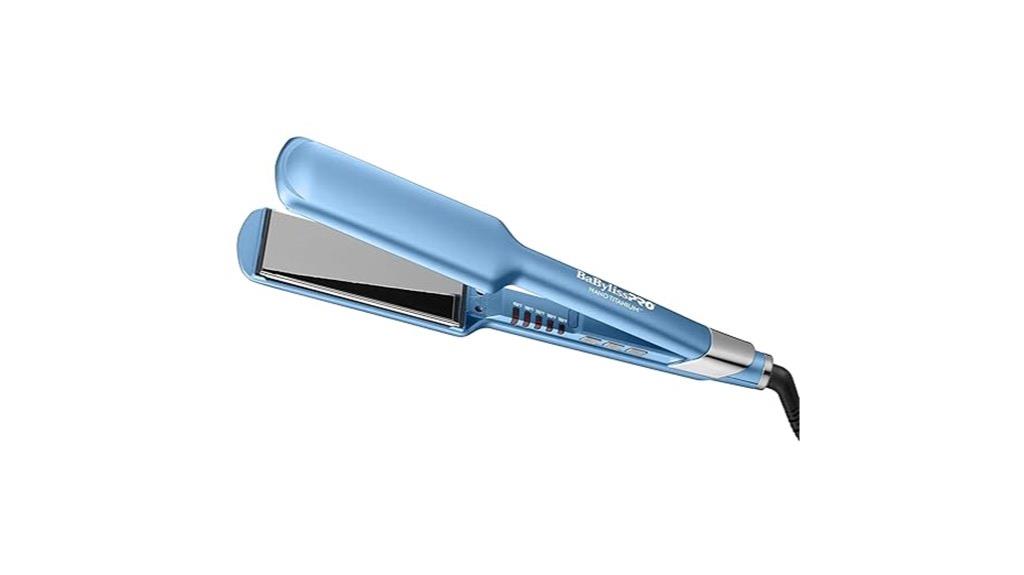 nano titanium hair straightener