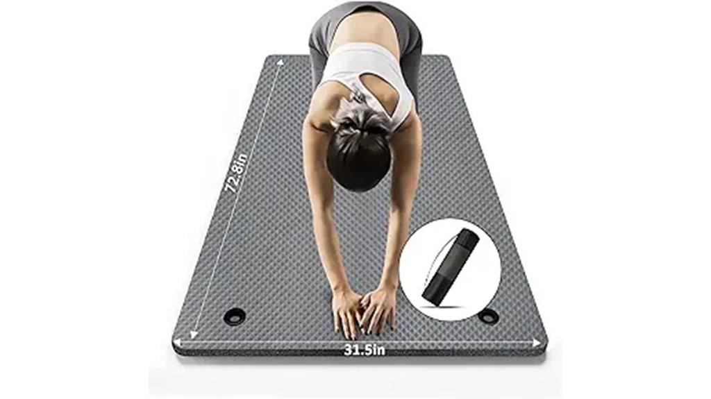 non slip yoga mat set