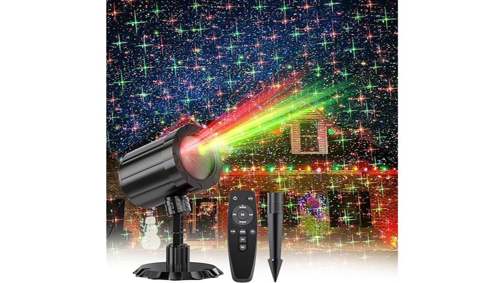 outdoor christmas light projector