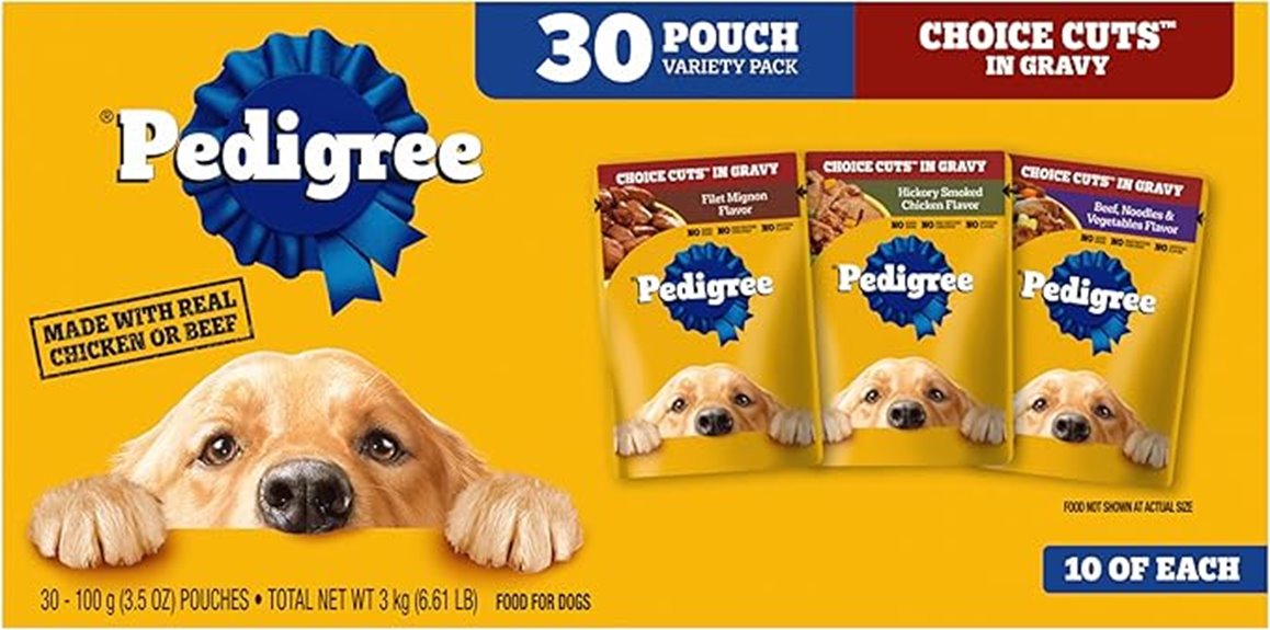 pedigree wet dog food