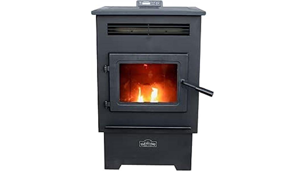 pellet stove with hopper