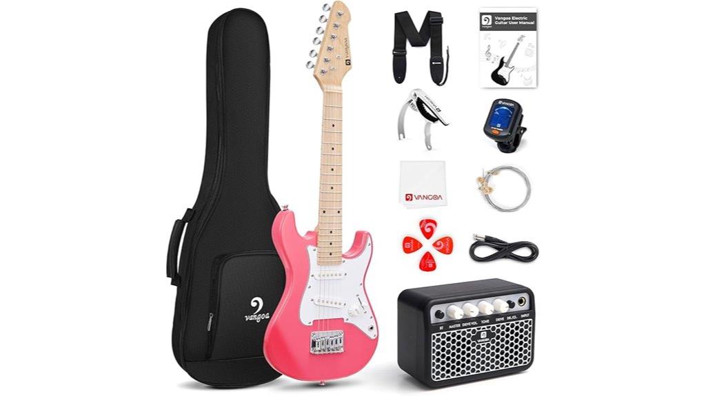 pink 30 inch electric guitar kit