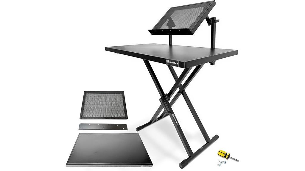 portable dj table stand