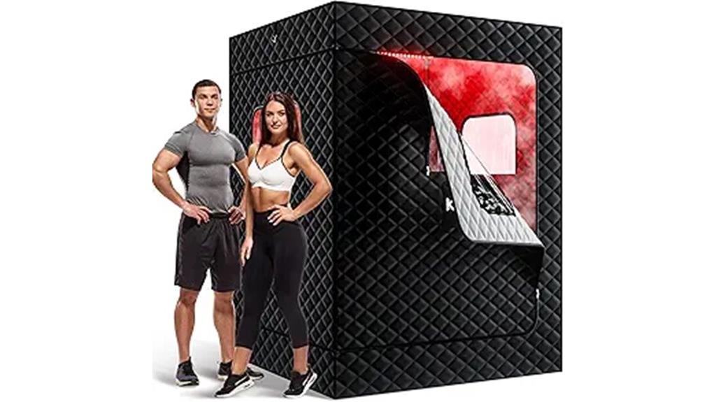 portable infrared sauna set
