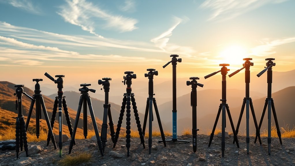 portable stable travel tripods