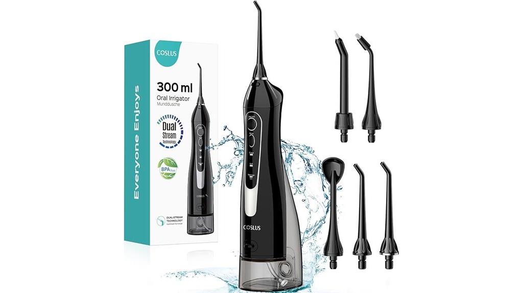 portable wireless oral irrigator
