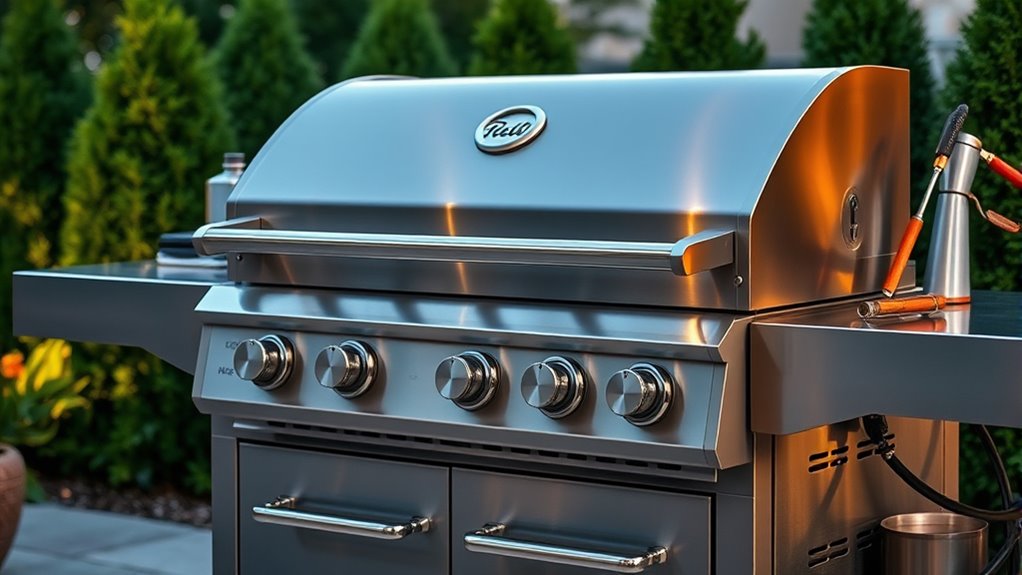 premium outdoor grilling features
