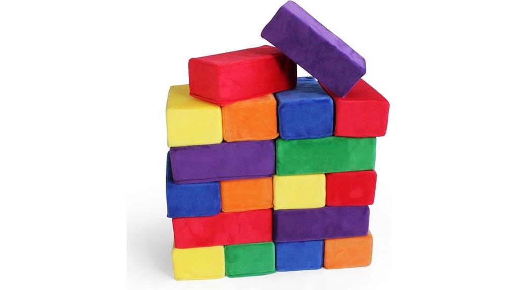 premium plush kid building blocks