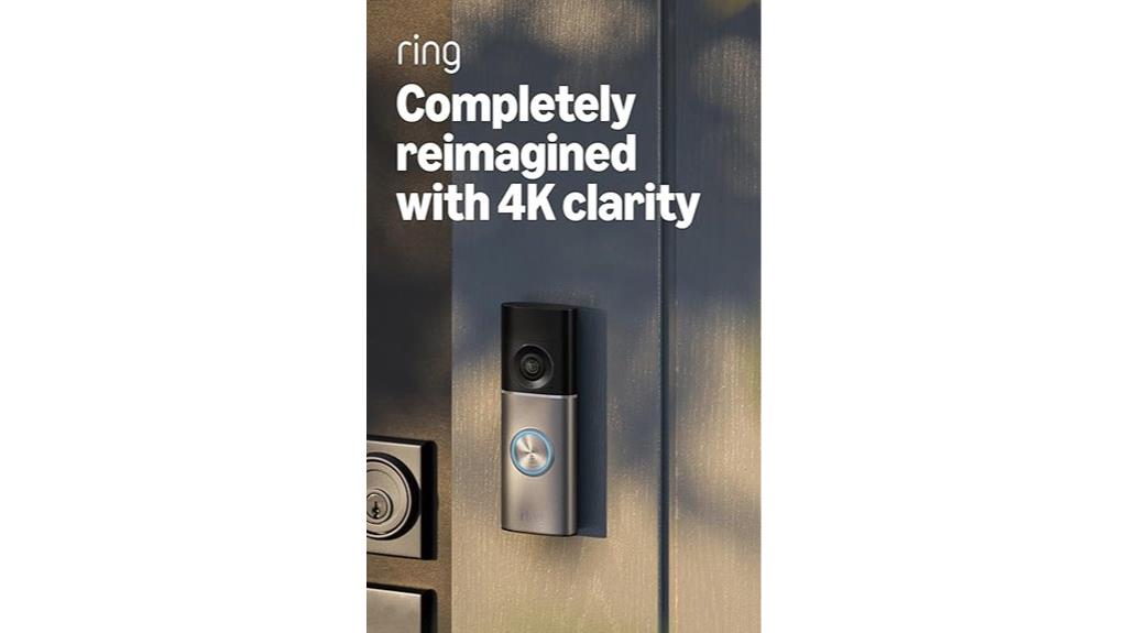 pro 4k wide angle doorbell