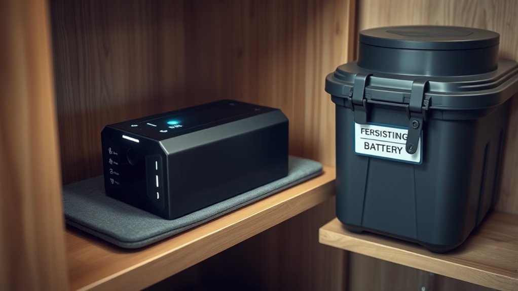 proper e bike battery storage
