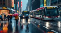 rainy day transportation options