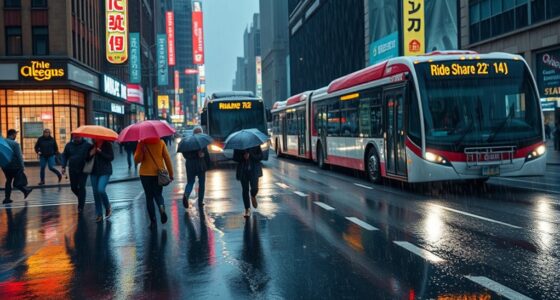 rainy day transportation options