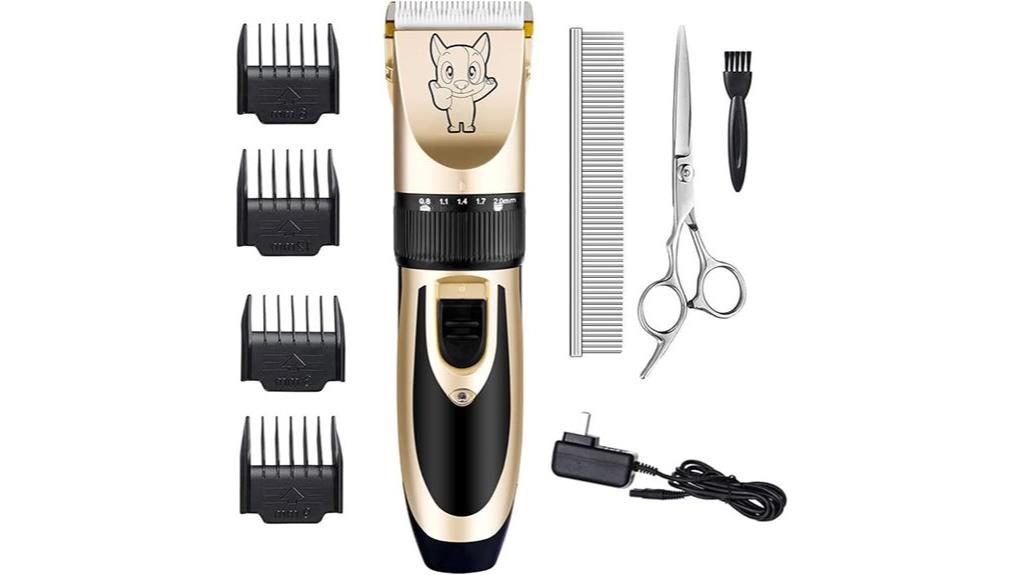 rechargeable cordless dog clippers