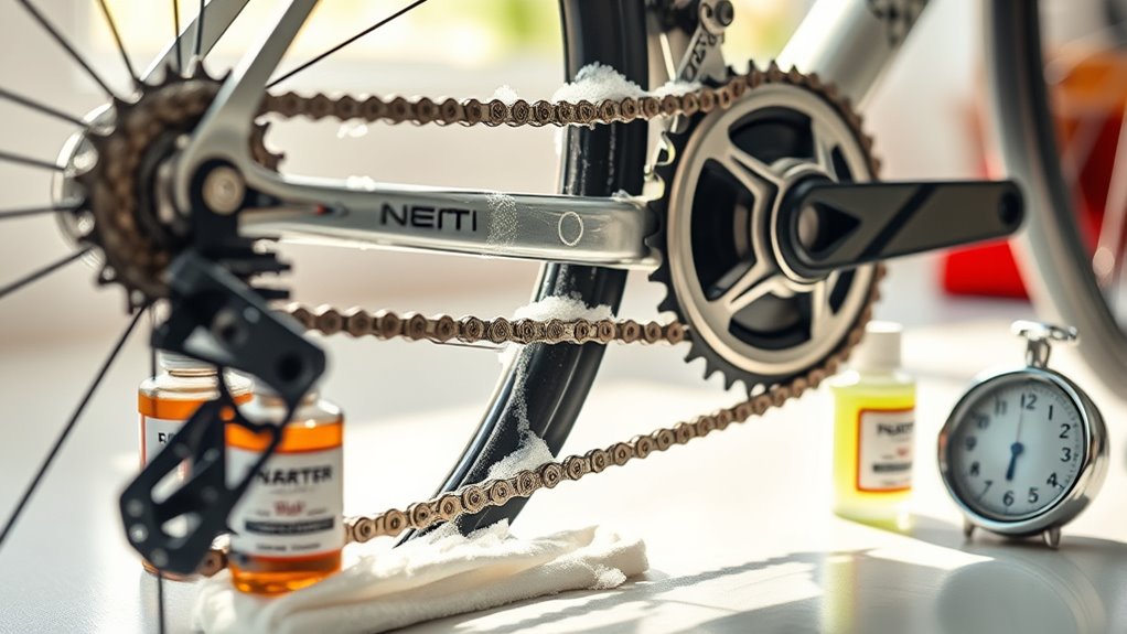 regular drivetrain cleaning and lubrication