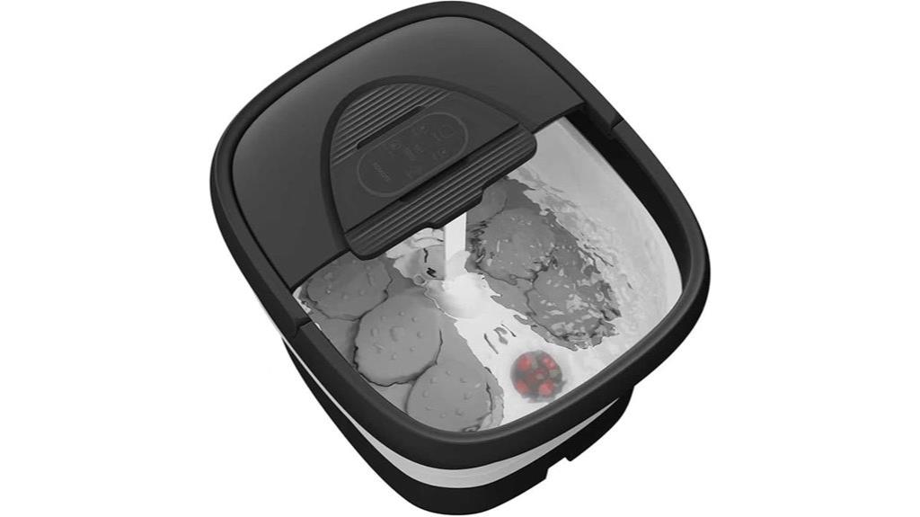 remote controlled folding foot spa