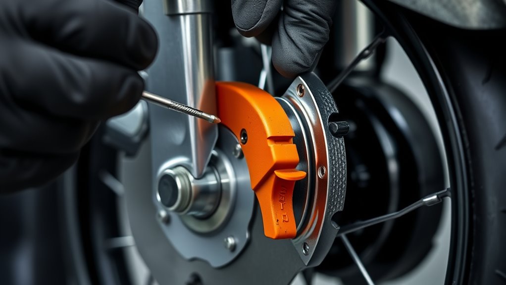 replace worn brake pads