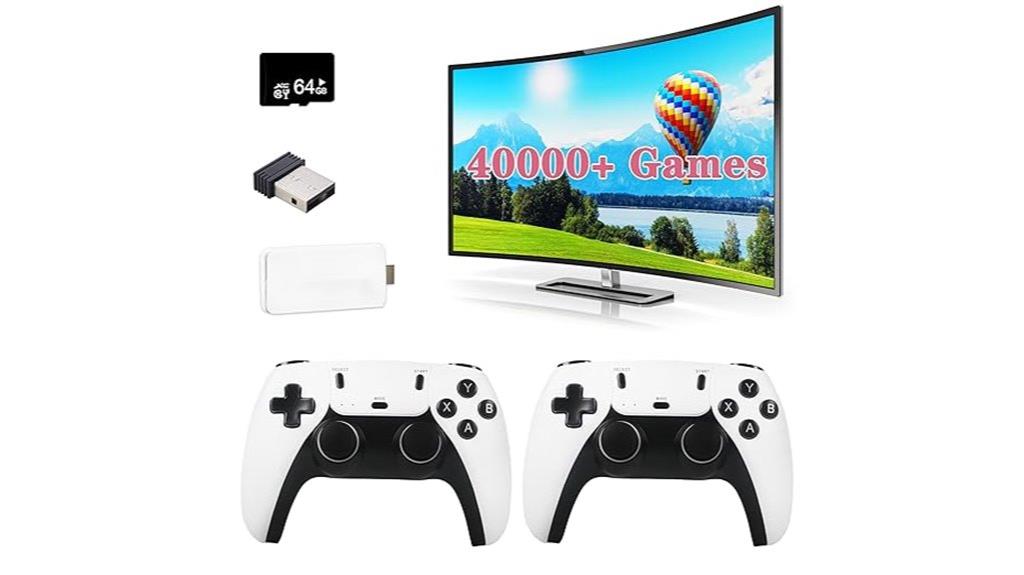 retro gaming with thousands