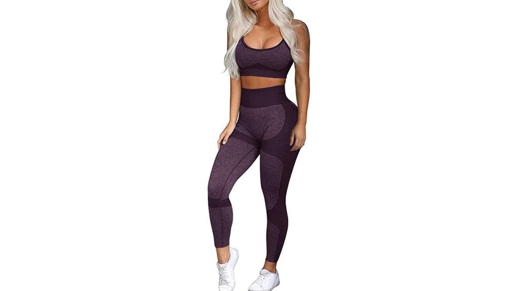 seamless yoga workout set