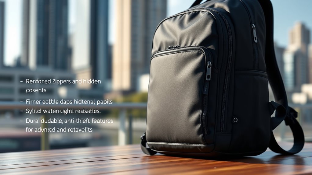 secure travel backpack recommendations